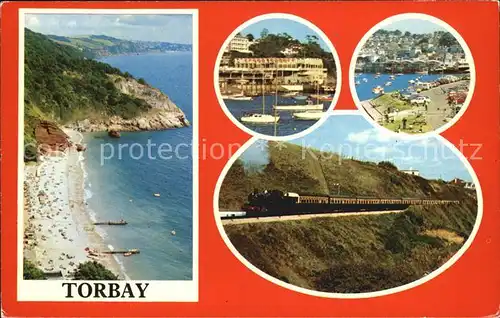 Torbay Oddicombe Torquay Brixham Steam Railway Kat. Torbay