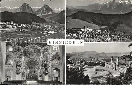 Einsiedeln SZ Total Kloster Kirche Inneres Kat. Einsiedeln