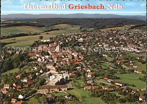 Griesbach Rottal Fliegeraufnahme mit Pflegestift Rottal Kat. Bad Griesbach i.Rottal