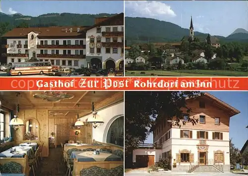Rohrdorf Inn Gasthof Zur Post Stube Ortsblick Kat. Rohrdorf