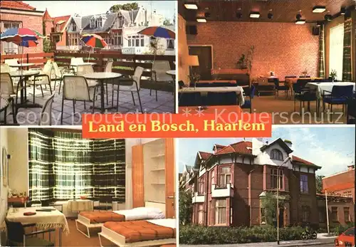 Haarlem Bejaardenhotel Land en Bosch Terrasse Zimmer Gastraum Kat. Haarlem