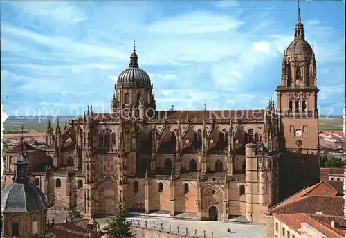 Salamanca Castilla y Leon Catedral Nueva Fachada Este Kat. Salamanca