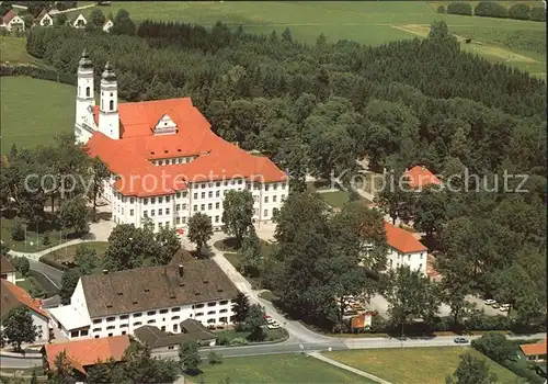 Irsee Schwaeb Bildungszentrum Fliegeraufnahme Kat. Irsee