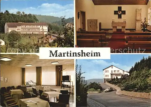 Fuerth Odenwald Martinsheim der Dominikanerinnen Gebets und Aufenthaltsraum Kat. Fuerth