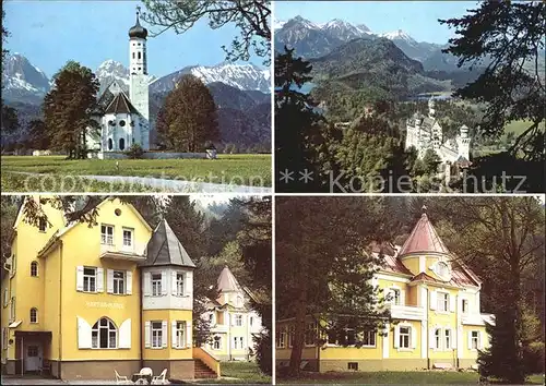 Hohenschwangau Kirche Schloss Erholungsheim Martha Maria Kat. Schwangau