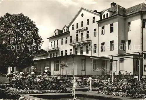 Bad Lausick Kurhaus mit Kliniksanatorium Kat. Bad Lausick