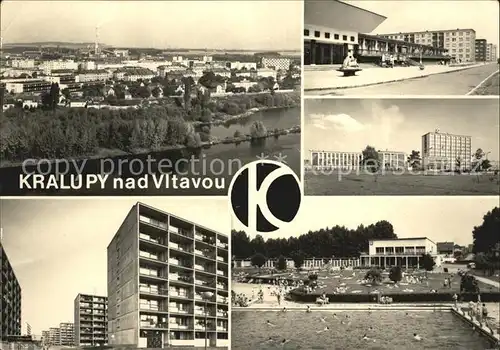 Kralupy Nad Vltavou Sidliste Lobecek Kulturni dum Vltava Kaucuk np Sidliste Kochmanka Plovarna Kat. Kralupy Nad Vltavou