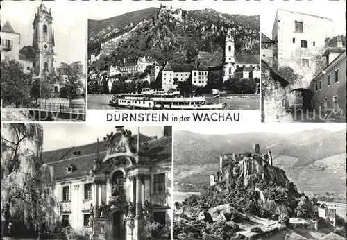 Duernstein Wachau Kirche Teilansichten Schloss Kat. Duernstein