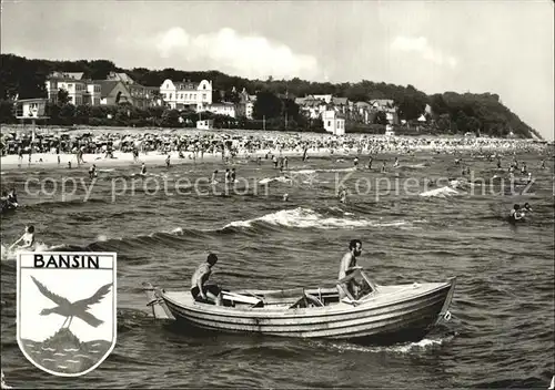 Bansin Ostseebad Strandpartie Teilansicht Kat. Heringsdorf