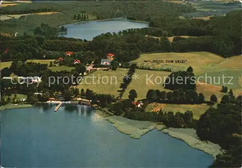 Sielbeck Holsteinische Schweiz Hotel zum Uklei Fliegeraufnahme Kat. Eutin