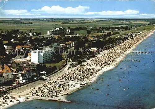 Dahme Ostseebad Fliegeraufnahme Strand Kat. Dahme