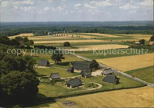 Ehestorf Harburg Fliegeraufnahme Freilichtmuseum am Kiekeberg Kat. Rosengarten