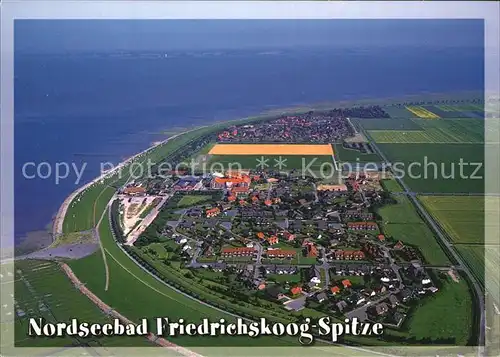 Friedrichskoog Nordseebad Fliegeraufnahme / Friedrichskoog /Dithmarschen LKR