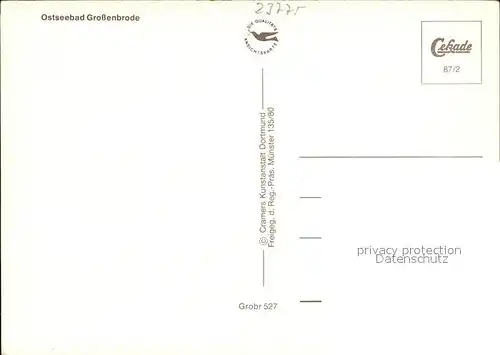 Grossenbrode Ostseebad Fliegeraufnahme / Grossenbrode /Ostholstein LKR