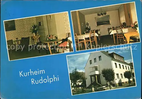 Bad Lippspringe Kurheim Rudolphi Kat. Bad Lippspringe