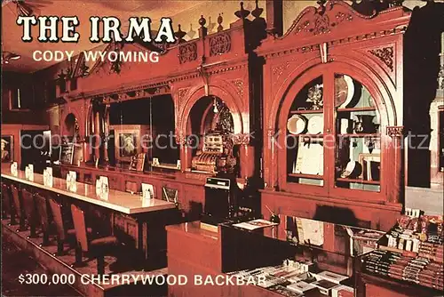 Cody Wyoming Irma Hotel  Backbar Kat. Cody