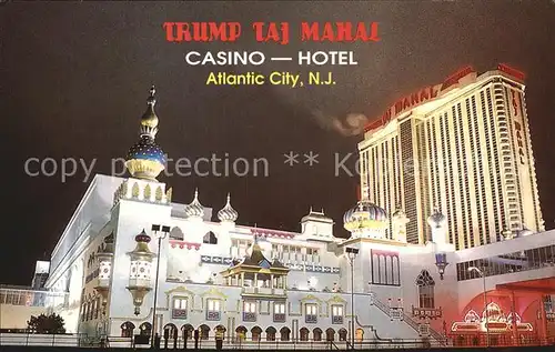 Atlantic City New Jersey Trump Taj Mahal Kat. Atlantic City