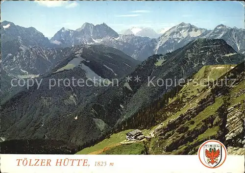 Toelzerhuette Zugspitze Soiernspitze Kat. Vomp