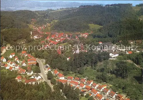 Bad Grund Stadtansicht Fliegeraufnahme Kat. Bad Grund (Harz)