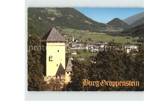 Obervellach Kaernten Burg Groppenstein Kat. Obervellach