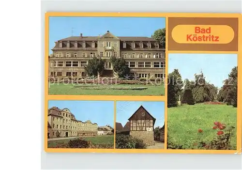 Bad Koestritz Sanatorium Ernst Thaelmann Strasse Gaststaette Frosch Kat. Bad Koestritz