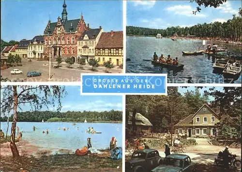 Dahlen Sachsen Rathaus Waldbad Schmannwitz Hospitalhuette Kat. Dahlen Sachsen