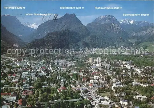 Bad Reichenhall Panorama der Bayrischen Alpen Kat. Bad Reichenhall