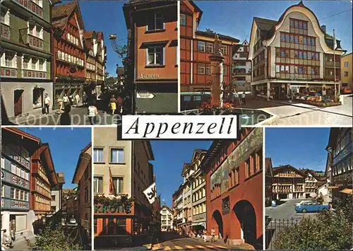 Appenzell IR Dorfpartien Kat. Appenzell