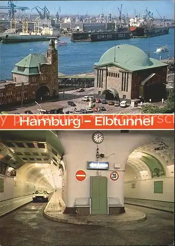 Hamburg Elbtunnel Kat. Hamburg