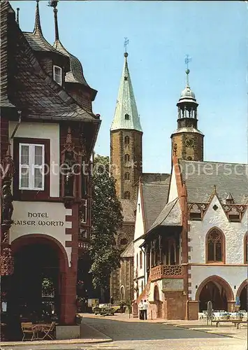 Goslar Rathaus und Martinskirche Kat. Goslar