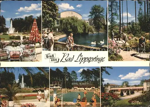 Bad Lippspringe Schwimmbad Park Mini Golf Kat. Bad Lippspringe