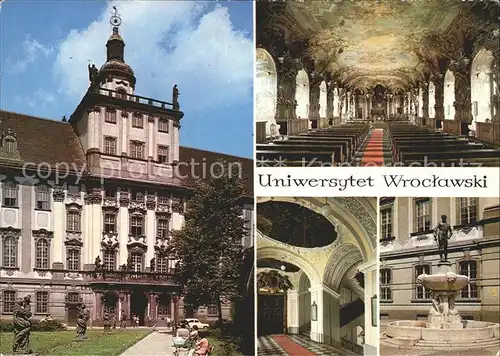 Wroclaw Universitaet Kirche Kat. Wroclaw Breslau