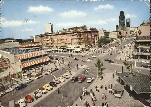 Berlin Kranzlerecke Kurfuerstendamm Ecke Joachimstaler Strasse Kat. Berlin