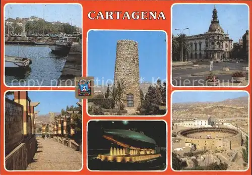 Cartagena Murcia Turm Hafen  Kat. Cartagena