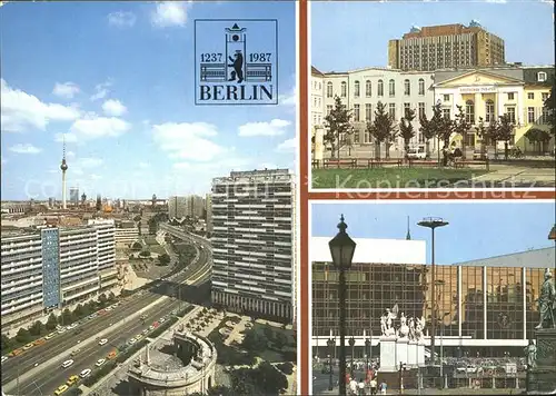 Berlin Deutsches Theater und Charite Palast der Republik Kat. Berlin