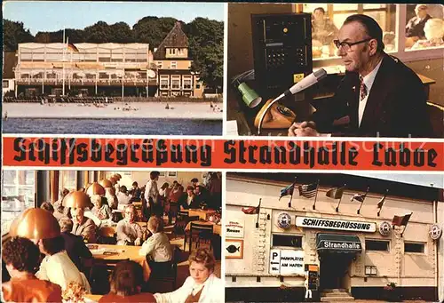 Laboe Schiffsbegruessung Strandhalle Lageplan Kat. Laboe