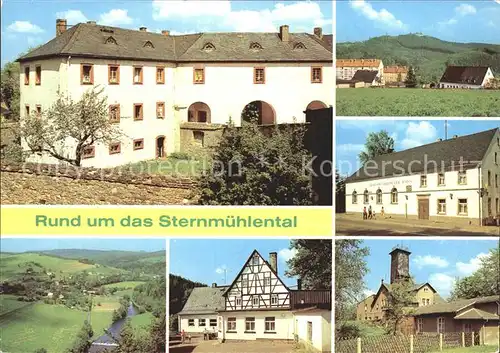 Augustusburg Schloss Torhaus Kunnerstein Restaurant Sternmuehle Kat. Augustusburg