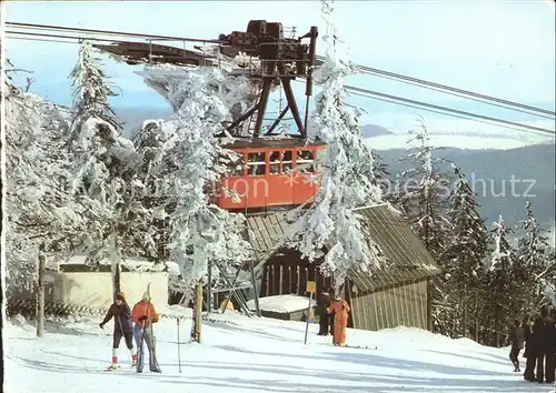 Oberwiesenthal Erzgebirge Seilbahn am Fichtelberg Kat. Oberwiesenthal