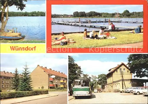 Wuensdorf Badestelle Bahnhof Kat. Zossen