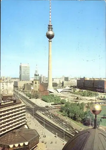 Berlin Blick vom Dom auf Fernsehturm Kat. Berlin