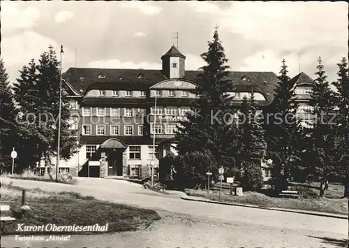 Oberwiesenthal Erzgebirge Ferienheim Aktivist Kat. Oberwiesenthal