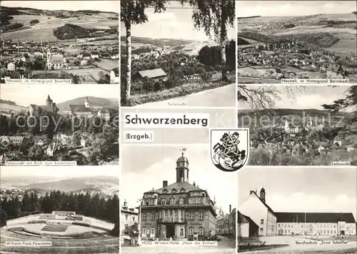 Schwarzenberg Erzgebirge Neuwelt  Wismut Hotel Kat. Schwarzenberg