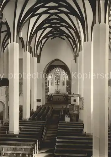 Leipzig Thomaskirche innen Kat. Leipzig