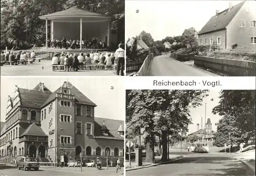 Reichenbach Vogtland Stadtpark Post Bahnhofstrasse  Kat. Reichenbach