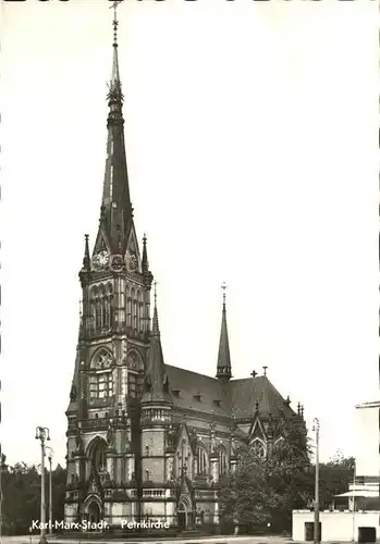 Karl Marx Stadt Petrikirche Kat. Chemnitz