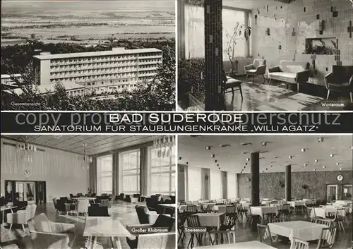 Bad Suderode Sanatorium fuer Staublungenerkrankte Kat. Bad Suderode