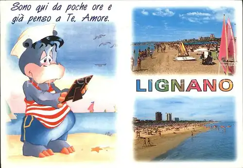 Lignano Strand  Kat. Lignano