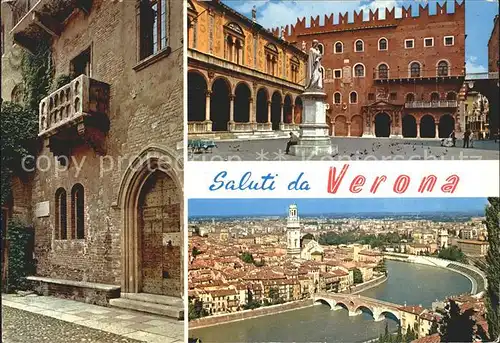 Verona Veneto Teilansichten Kat. Verona