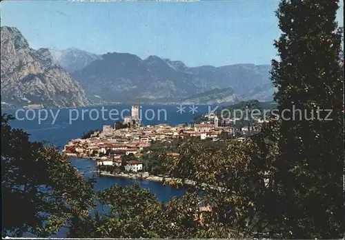 Malcesine Lago di Garda Teilansicht Kat. Malcesine