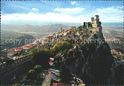 San Marino Repubblica der erste Turm prima torre